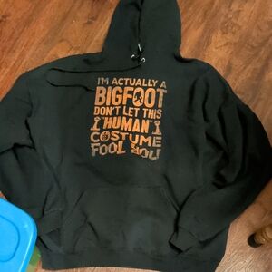 Hoodie About Bigfoot